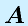 \vect{A}