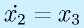 \dot{x_2}=x_3