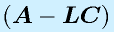 (\vect{A}-\vect{LC})