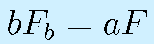 bF_b=aF