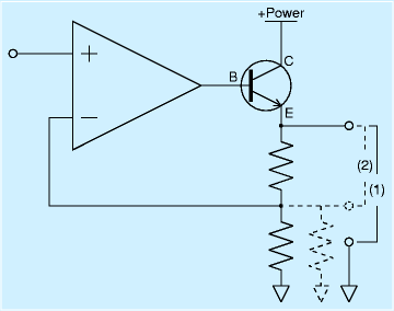 Transistor boost Opamp