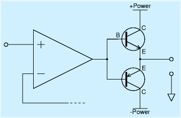 Transistor boost Opamp