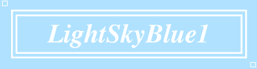 LightSkyBlue1:#B0E2FF