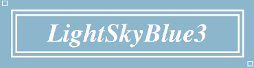 LightSkyBlue3:#8DB6CD