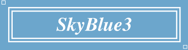 SkyBlue3:#6CA6CD