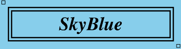SkyBlue:#87CEEB