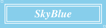 SkyBlue:#87CEEB