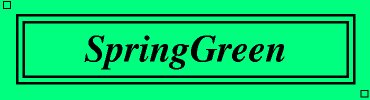 SpringGreen:#00FF7F