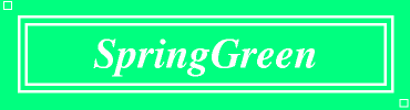 SpringGreen:#00FF7F