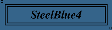 SteelBlue4:#36648B