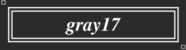 gray17:#2B2B2B