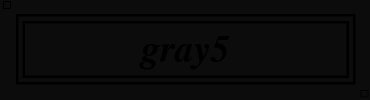 gray5:#0D0D0D