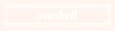 seashell:#FFF5EE