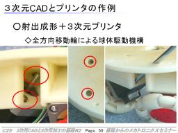 3次元プリンタだからこその形状設計
